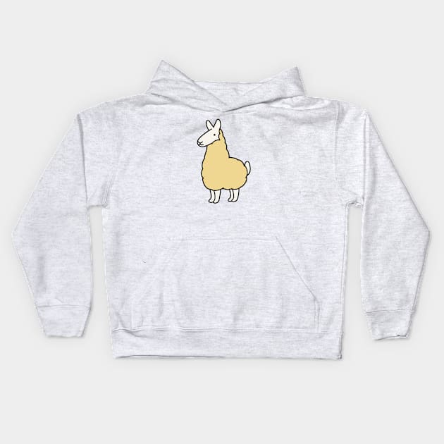 No Drama Llama Kids Hoodie by doodlesbyben